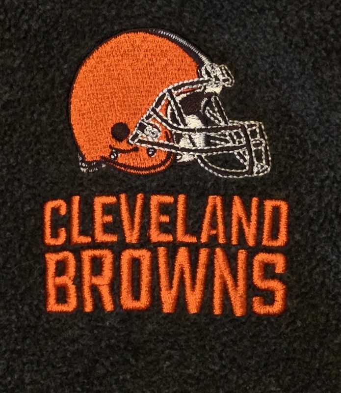Cleveland Browns Embroidered Fleece Vest Mens XL by Dunbrooke Sportswear Full...