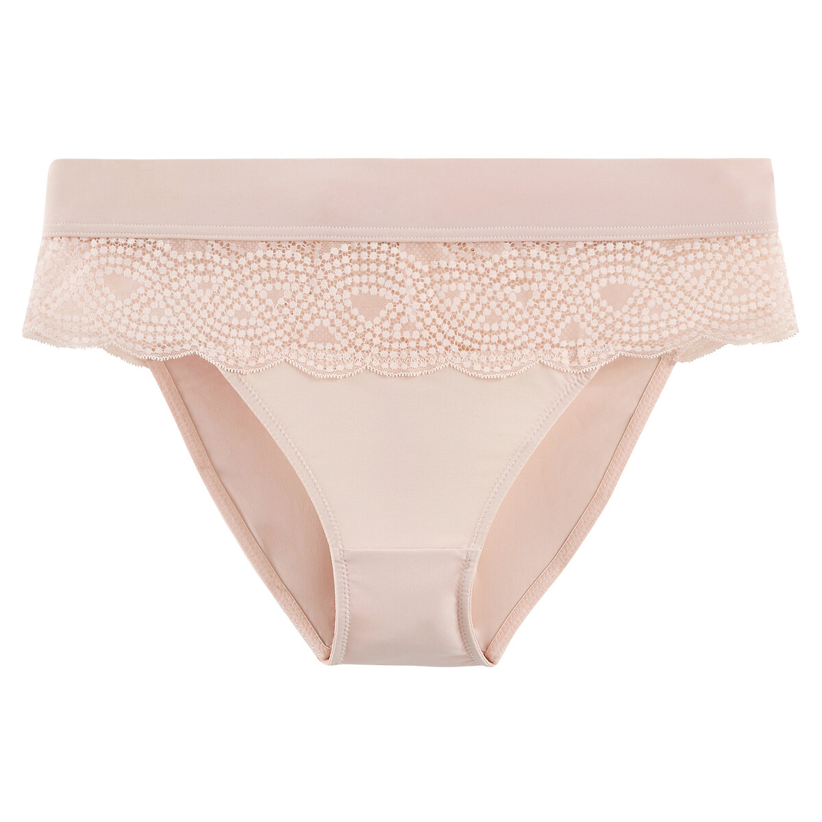 LA REDOUTE Women's Avry Lace Brief Knickers M UK 10-12 Pink Underwear