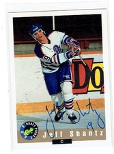 Jeff Shantz 1992 Classic Draft Picks Autograph 