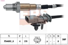 LAMBDASONDE FÜR VOLVO V40 SCHRÄGHECK (525), VOLVO S60 II (134) - EPS 1.998.629