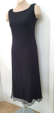 MARILYN ANSELM for HOBBS UK 8 Black 100% Silk Sleeveless Dress - New, Unworn