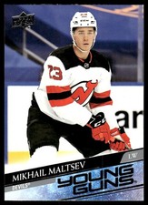 2020-21 Upper Deck Young Guns Mikhail Maltsev Rookie New Jersey Devils #723