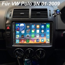 2+32G Für VW Polo 9N 2001-2009 Carplay USB WIFI Android15 Autoradio GPS Navi KAM