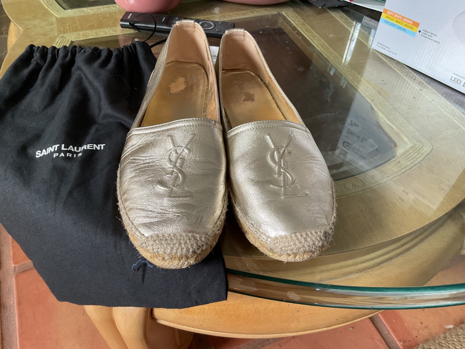 Scarpe basse espadrillas Saint Laurent