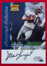 1999 Fleer Sports Illustrated Autograph Collection Steve Largent Auto Seattle