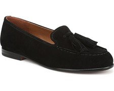 Franco Sarto Women's Minerva Tassel Loafer Blak 6.5M