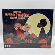 NEW 1000 Snoopy Charlie Brown Peanuts Great Pumpkin Halloween Jigsaw Puzzle Fall
