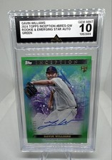 2024 Topps Inception - Base Rookie and Emerging Stars Autographs Gavin Williams