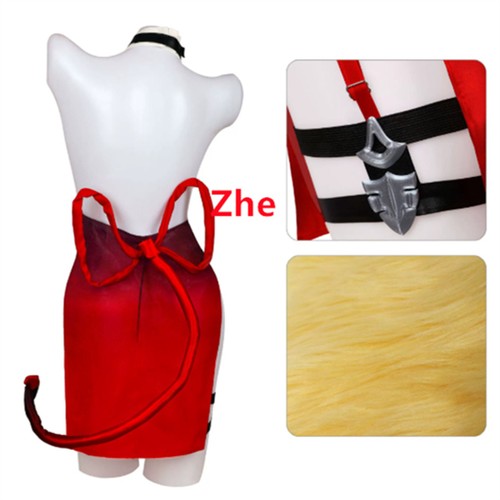 Arknights Wis'adel Gala Night Cheongsam Damen Zubehör komplettes Set Cosplay Kostüm - Bild 4 von 9