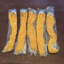 Lot Of 50+ Pairs OVAL Laces 45” Half Round Yellow Shoe Laces Sport Sneakers Boot
