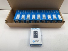 Lot of 10 New Old Stock 2GIG 2GIG-KEY2-345 4 Button Wireless Remote Keyfob, READ