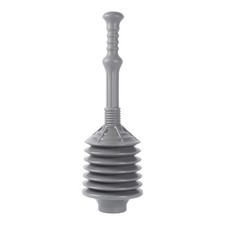 Professional Bellows Accordion Toilet Plunger, High Pressure Thrust Plunge Re...