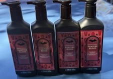 4X BATH AND BODY WORKS VAMPIRE BLOOD Cleansing Gel Hand Soap 8 oz New