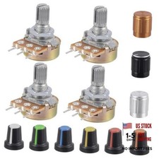 WH148 Potentiometer 15mm Shaft 3Pins Variable Resistor 250K Single-Joint B250K