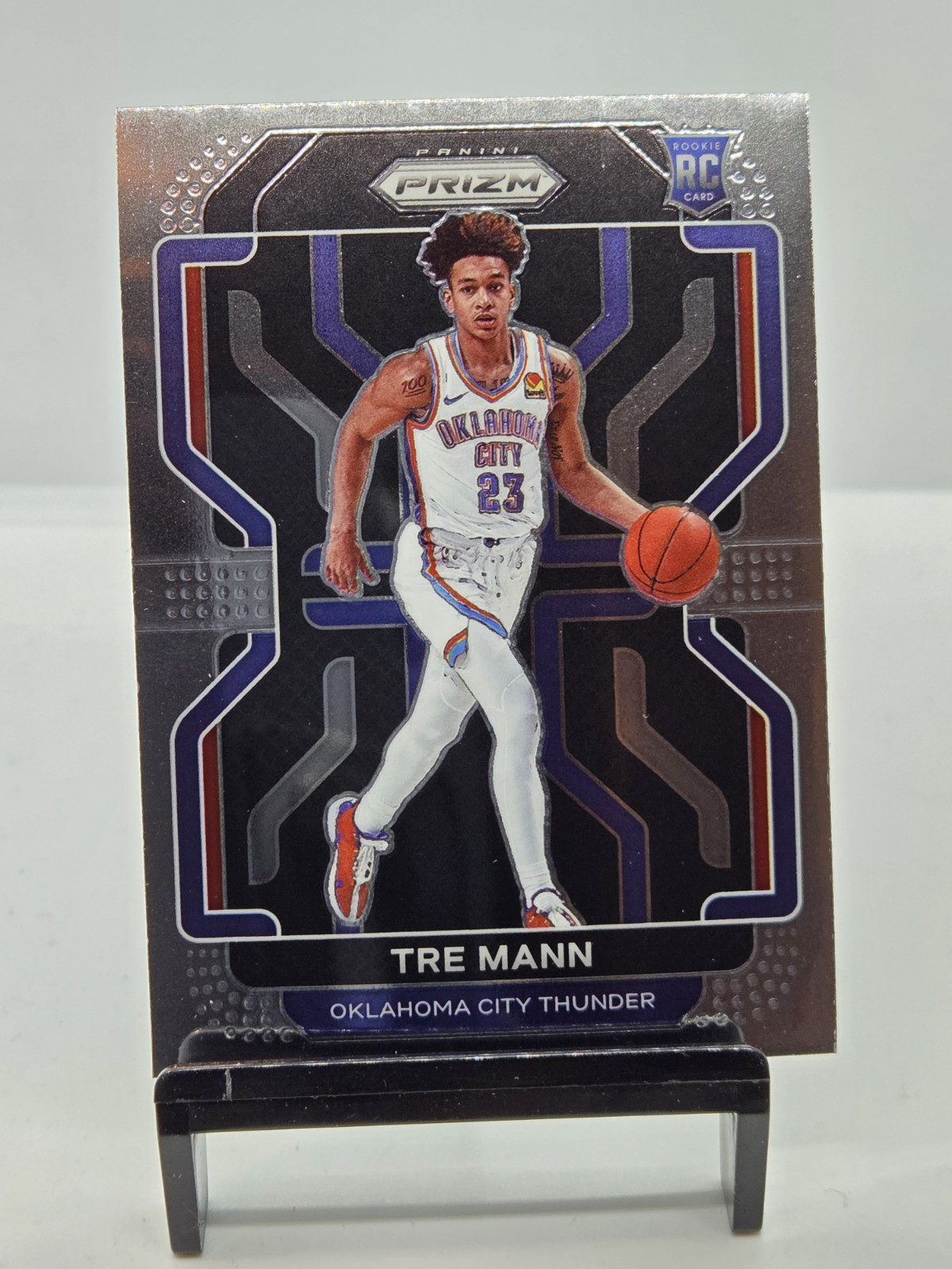 2021-22 Panini Prizm Tre Mann Rookie RC Oklahoma City Thunder #274