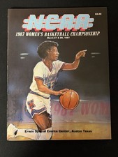 NCAA 1987 CAMPEONATO DE BALONCESTO FEMENINO FINAL FOUR PROGRAMA