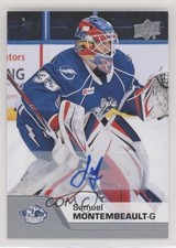 2020-21 Upper Deck AHL Auto Samuel Montembeault #119 Auto o1h