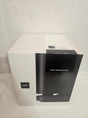 Bose Bass Module 500 Wireless Subwoofer – Black | Open Box, Unused
