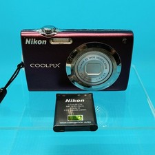 Nikon Coolpix S3000 12.0MP Compact Digital Camera Plum Purple For Parts Repair
