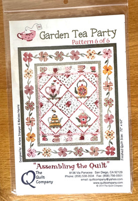Garden Tea Party Quilt - Set mit 6 Mustern von The Quilt Company