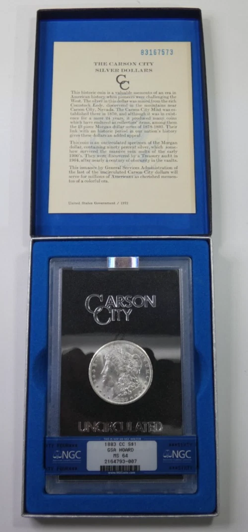Cc Morgan Silver Dollar Gsa 1883 for sale | eBay