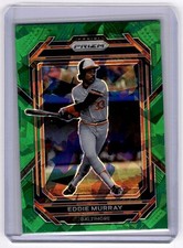 2023 Panini Prizm Green Cracked Ice Eddie Murray Baltimore Orioles #178