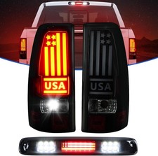 Led Tail Light 3rd Brake Lights Light U.s. Flag Pattern