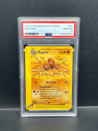 Dugtrio graded PSA 8 for sale on eBay