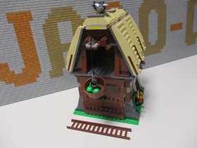 (R3/9) Lego Barn from 7189 Attack on the Mill Village with BA