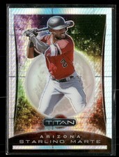 2020 Panini Chronicles #17 Starling Marte Titan Hyper #/299
