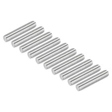 10 Pack M10x55mm Thread Rod 304 Stainless Steel Threads Stud for U-Bolts