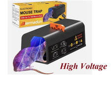 New Upgraded Electronic Mouse Trap Control Kill Big Rat Pest Electric Rodent Zap