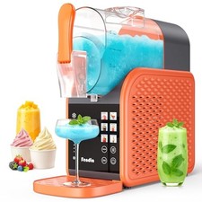 ORANGE - FENDIA MAX 95OZ SLUSHIE MACHINE WITH 6 SMART PRESETS, NO ICE NEEDED