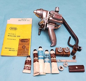Metco 4E Metalizing Flame Spray Welder Shaft Repair Welding Gun Torch Hard Face