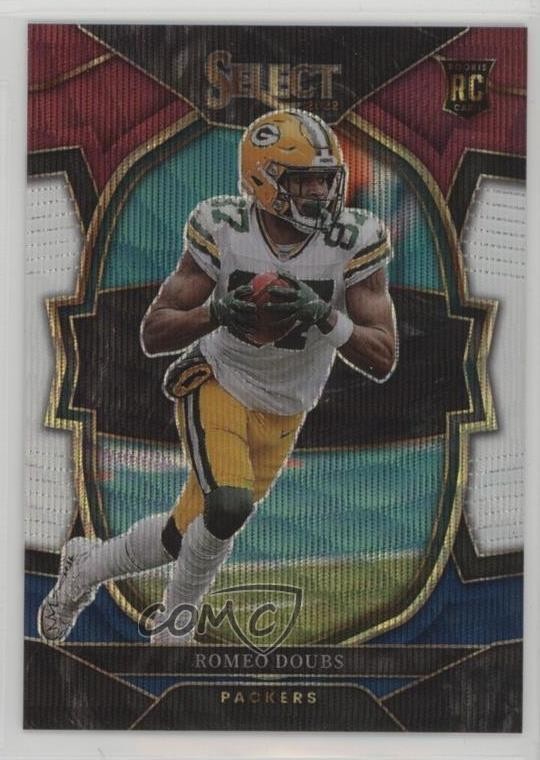 2022 Panini Select Concourse Tri-Color Prizm 179/249 Romeo Doubs #54 1i2y