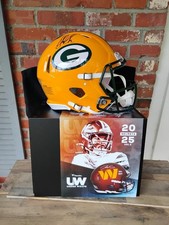 STERLING SHARPE AUTOGRAPHED AUTO OFFICIAL FULL SIZE NFL HELMET WITH COA