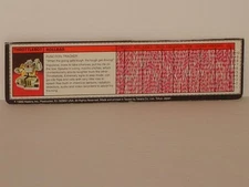 G1 TRANSFORMER THROTTLEBOT ROLLBAR TECH SPEC LOT # 1