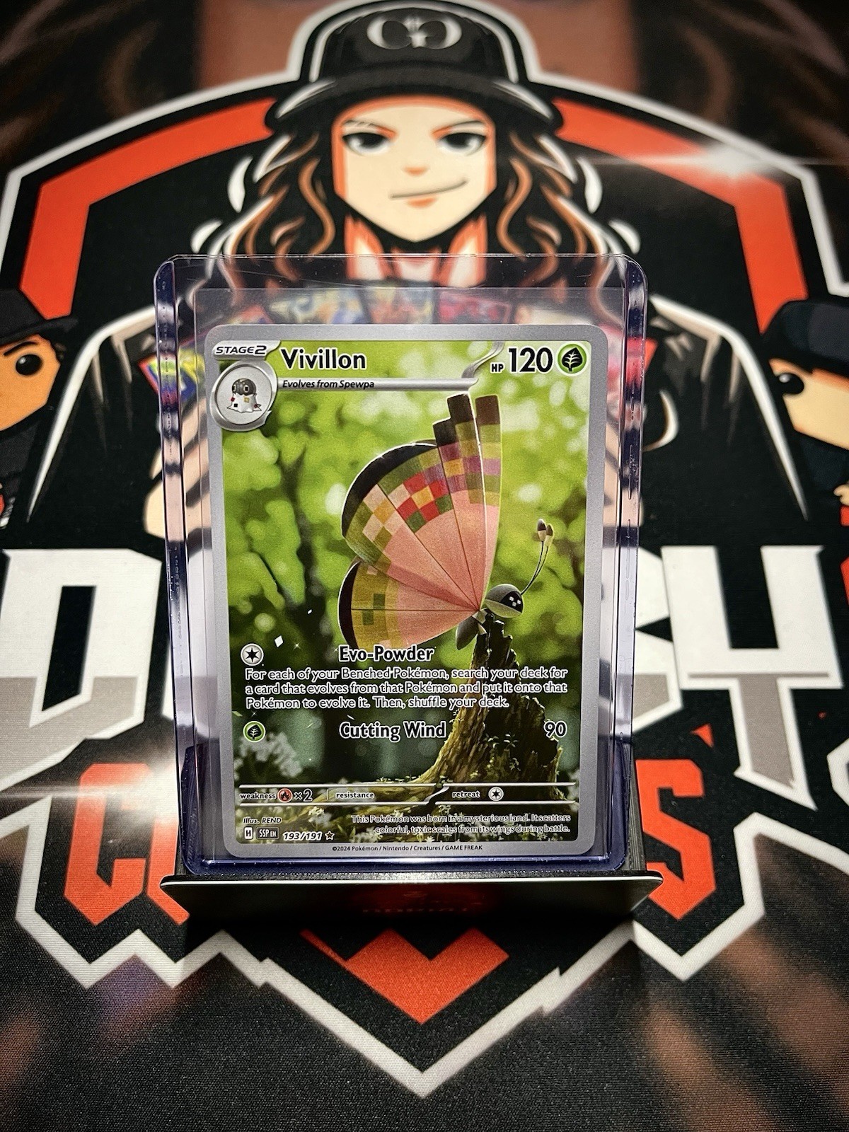Vivillon - Surging Sparks Illustration Rare - #193/191 NM/M