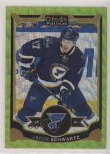 2015-16 O-Pee-Chee Platinum Emerald Surge 5/10 Jaden Schwartz #71 0ty6