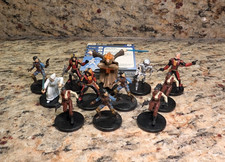 WOTC Star Wars Miniatures - Old Republic Army Set - 12 Figures w/ Cards