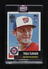 2025 Topps Archives Signature Series 2/5 Trea Turner #16TA-68 Buyback Auto 09if
