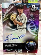 JACOB MILLER 2023 BOWMAN PLATINUM TOP PROSPECT  AUTO /199 #TOP-7