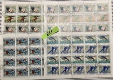 4 Fogli Francobolli RAS AL KHAIMA - Olimpiadi GRENOBLE ‘68. ** EMIRATI ARABI **