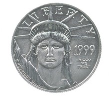 1999 $50 American Platinum Eagle 1/2 Oz Platinum *5319 2991.90 per troy oz