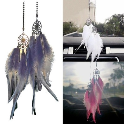 Dreamcatcher Simple 65*2,5 cm Kunstfeder Baumwollgarn für deko Feder