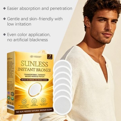 Sunless Natural Glow Tanning Microdarts Patch, 2026 New Enhances Natural Tan USA