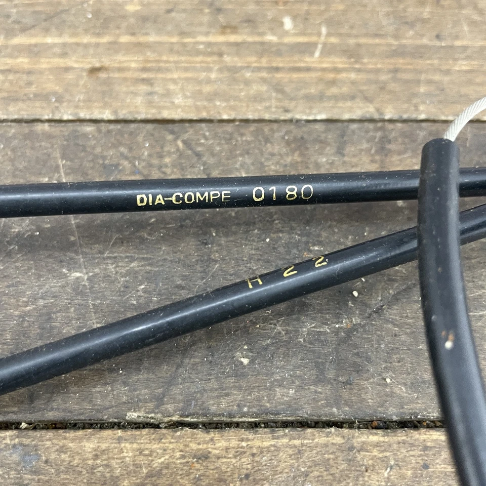 Dia Compe BMX Brake Cable Housing 80 Stamp 1980 NOS New 44 in Black Long Stamp - Image 2 of 4