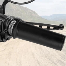 Smooth 1" 25mm Cable Throttle Hand Grips For Kawasaki VN900C Custom 2007-2024