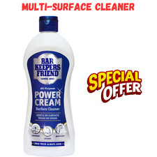 Bar Keepers Friend Power Cream 350ml Kitchen Bathroom Cleaner Stain Rust Remover 22.80 per litre