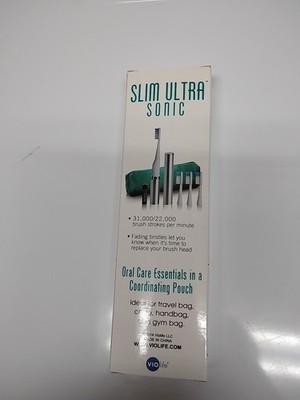 SLIM ULTRA SONIC DUAL SONIC SPEED TOOTHBRUSH - NIB